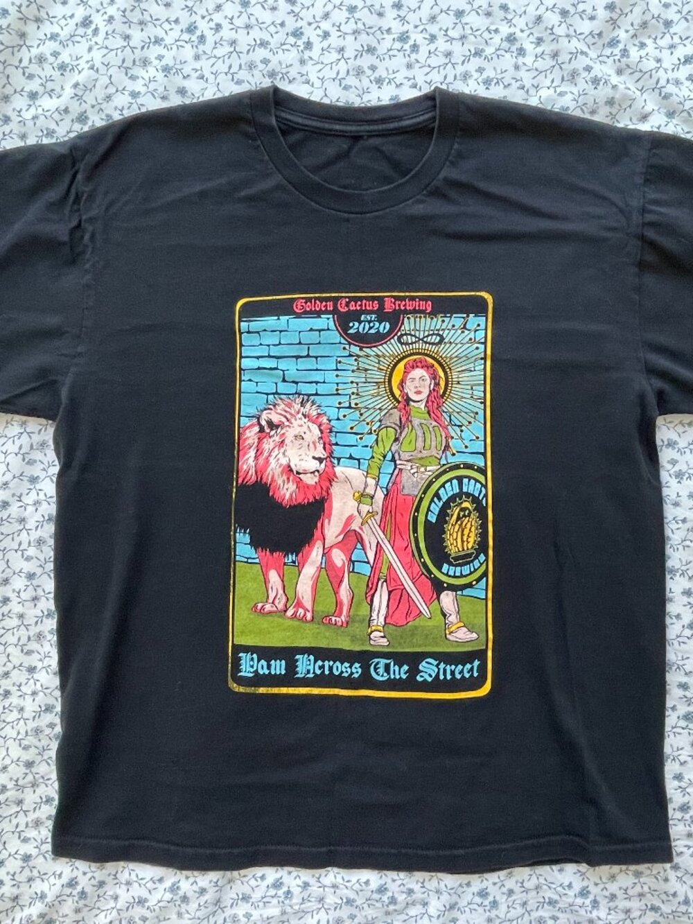 Golden Cactus Brewing from Roanoke, Va. T-Shirt - MEDIUM